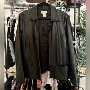Style&Co Vintage Y2K leather jacket size Large Women’s